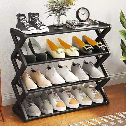 Goedkope Opvouwbare Schoenenrek Organizer - Mid-century Stijl Schoenkast